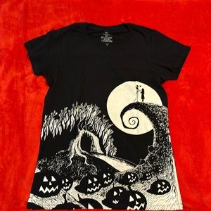 Tim Burton's The Nightmare Before Christmas T-shirt Sz L